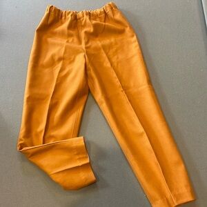 Golden vintage handmade ladies slacks medium fit